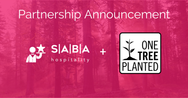 SABA Hospitality and ONE TREE PLANTED announce partnership