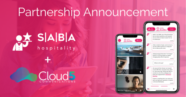 Cloud5 and SABA Hospitality Bring Humanized Virtual Guest Service to the Americas