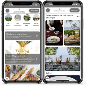 SABA Hospitality Digital Compendium Module, customized for InterContinental Phu Quoc